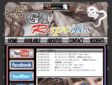 Tablet Screenshot of gtreptiles.com